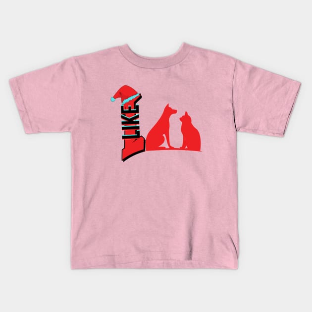 I like dogs and cats Kids T-Shirt by s-ch10